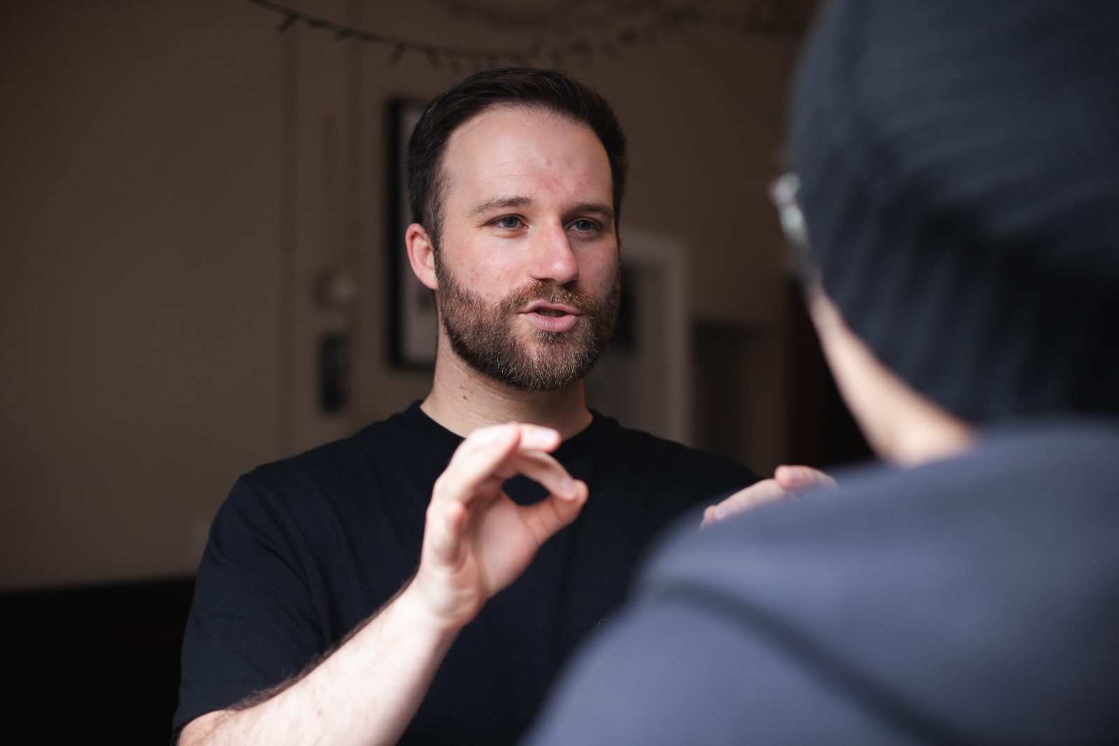 Hamish coaching in person